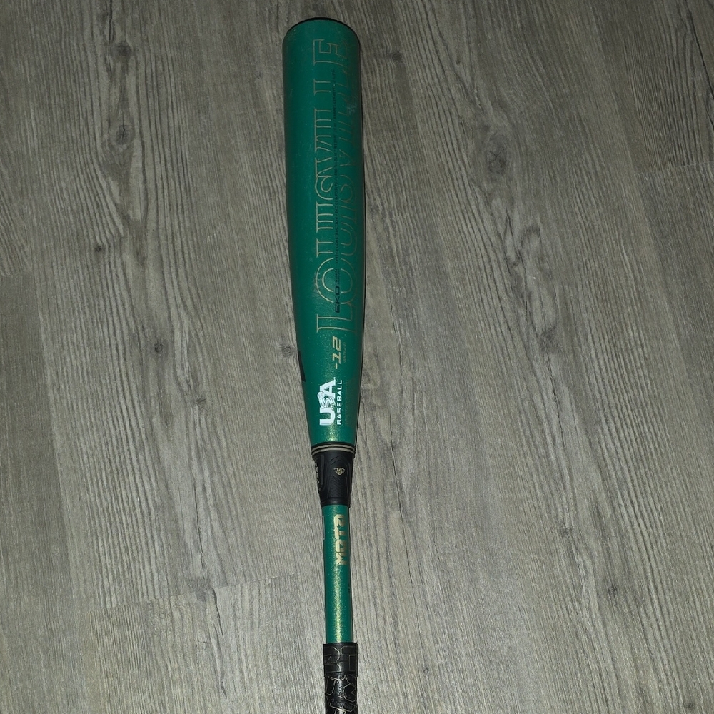 Louisville Slugger Green Kids Baseball Bat